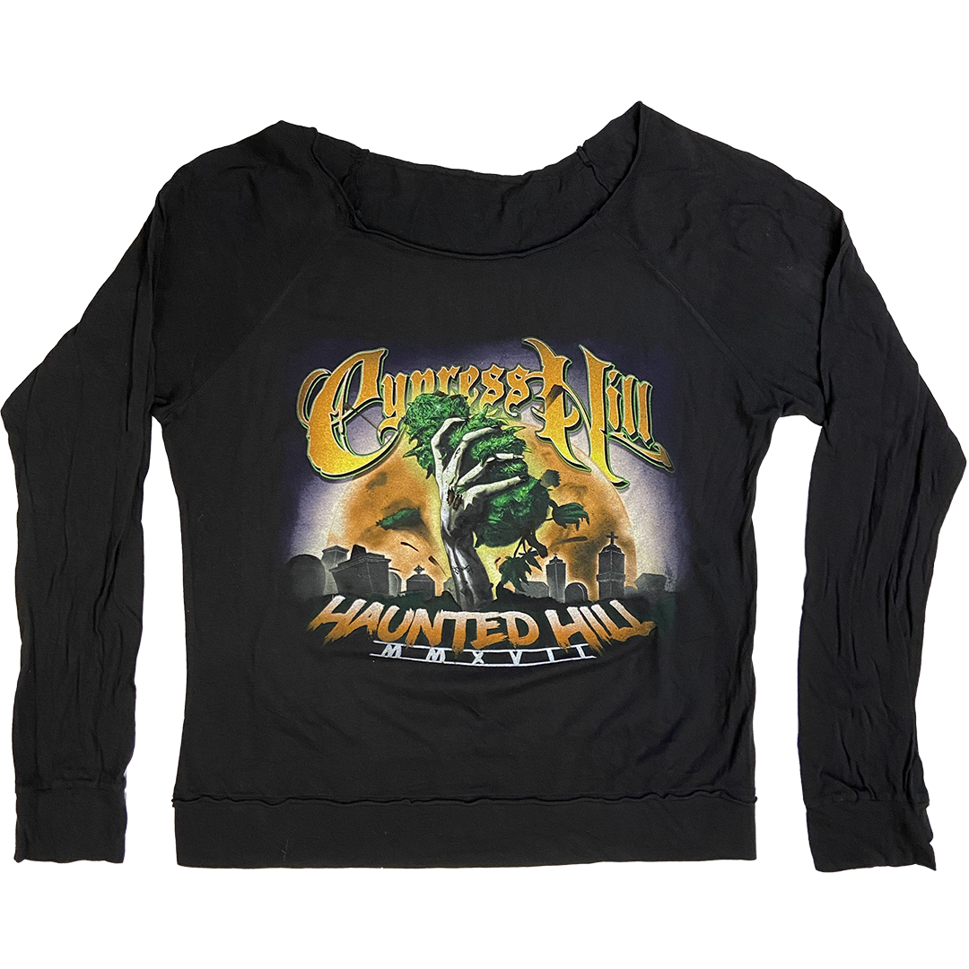 Cypress Hill "Haunted Hill" Women's Long Sleeve Tour T-Shirt
