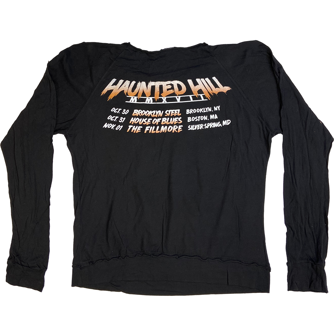 Cypress Hill "Haunted Hill" Women's Long Sleeve Tour T-Shirt