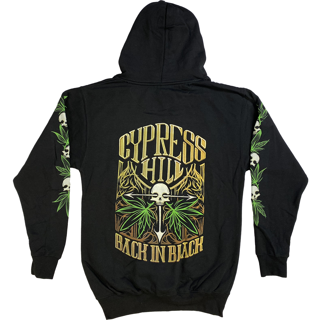Cypress Hill "Back In Black" Pullover Hoodie