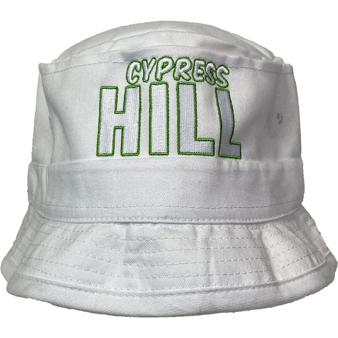 "Classic Stack" Bucket Hat In White