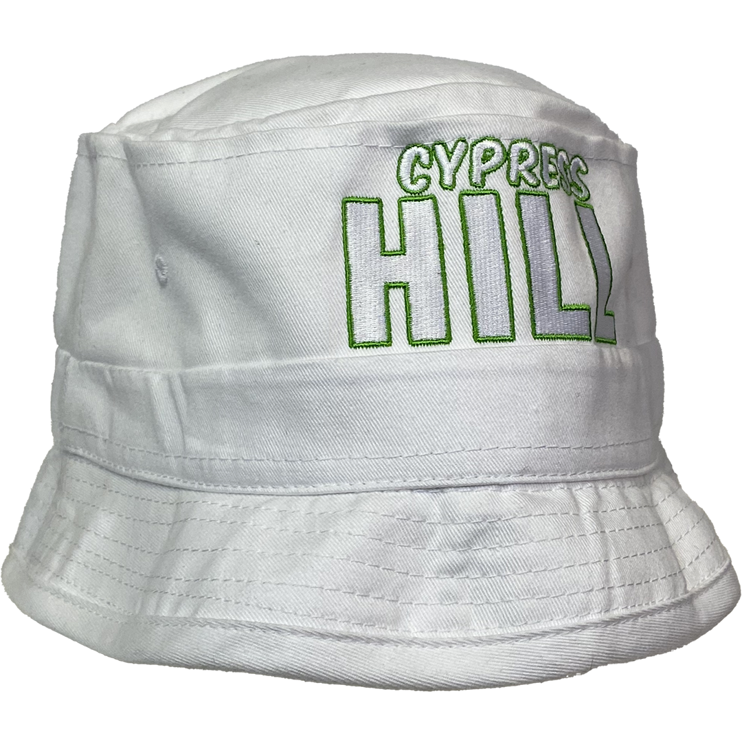 "Classic Stack" Bucket Hat In White