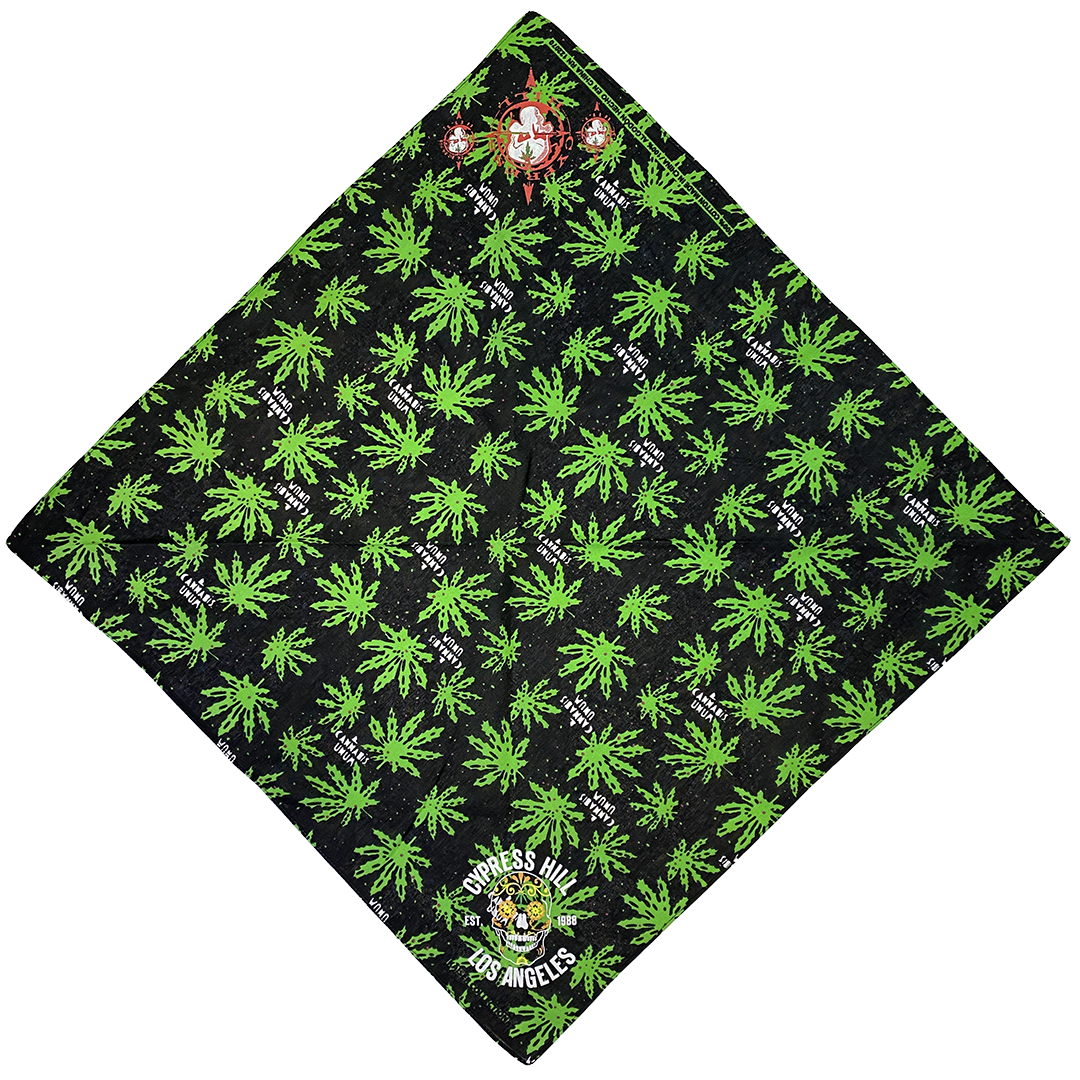 "Pot Leaf Pattern" Bandana