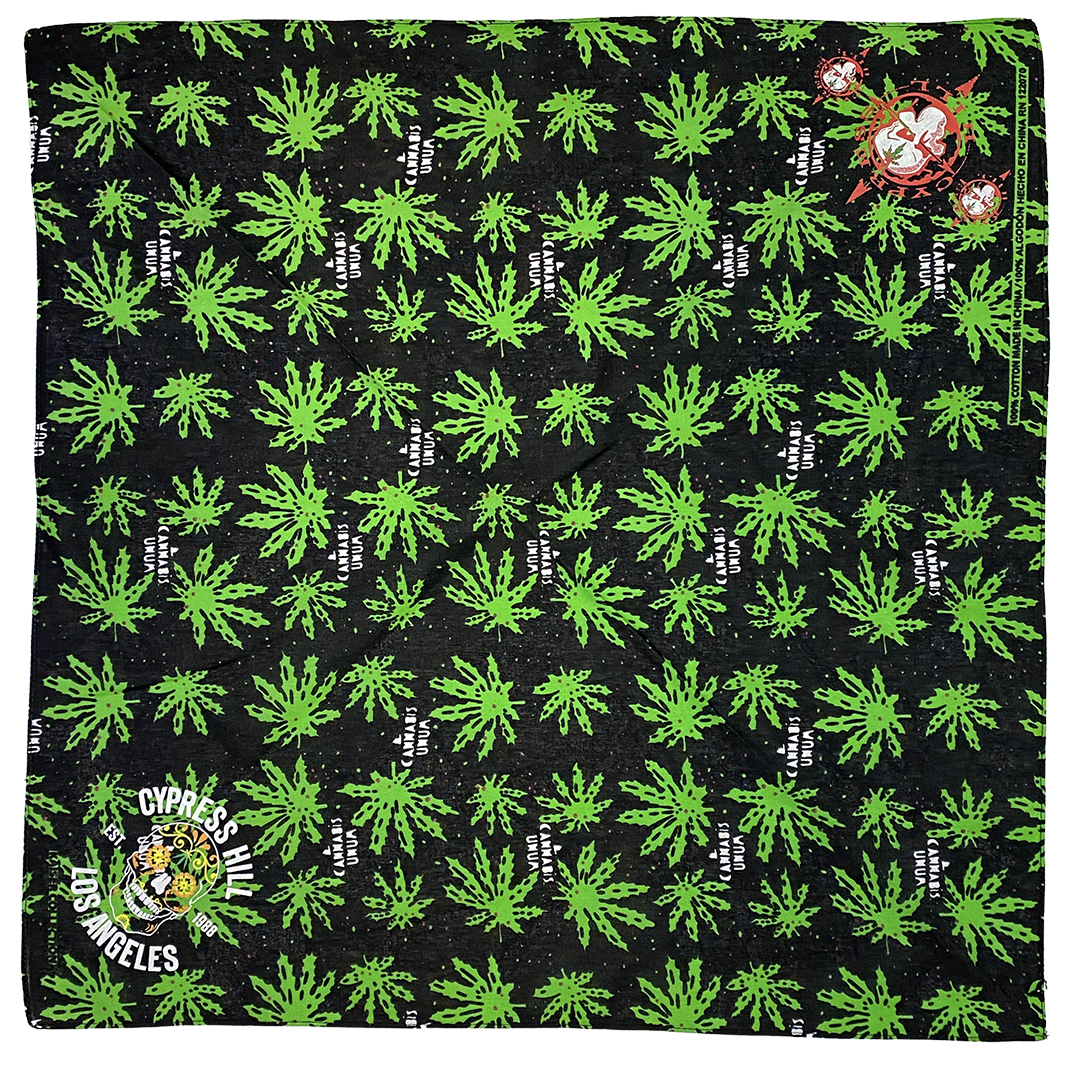 "Pot Leaf Pattern" Bandana