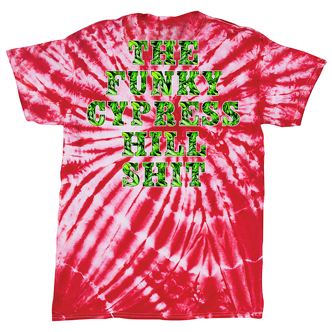 Cypress Hill "Phuncky Shit" Red Tie-Dye T-Shirt