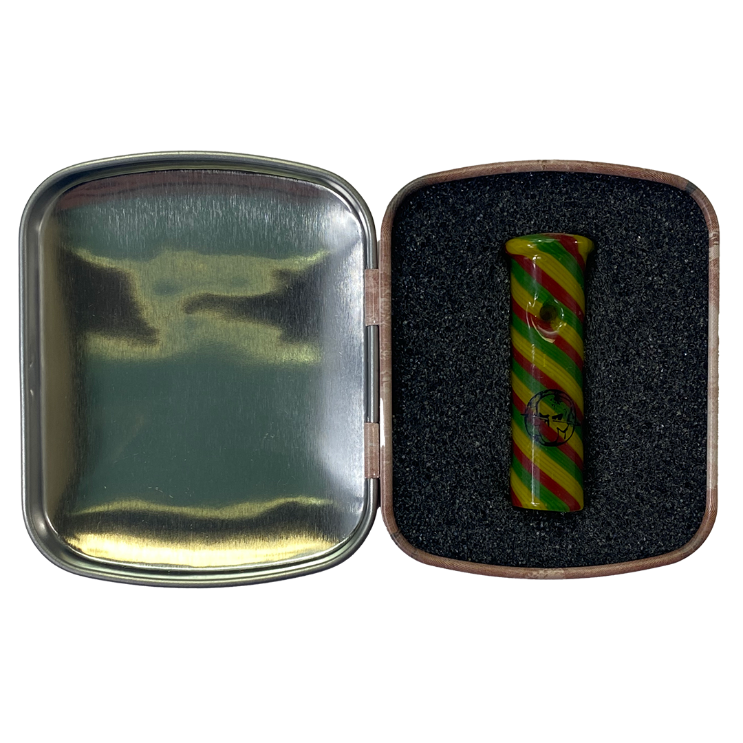 "Rasta Vibe" Phatty (10mm) Hand Blown Glass Phuncky Feel Tip