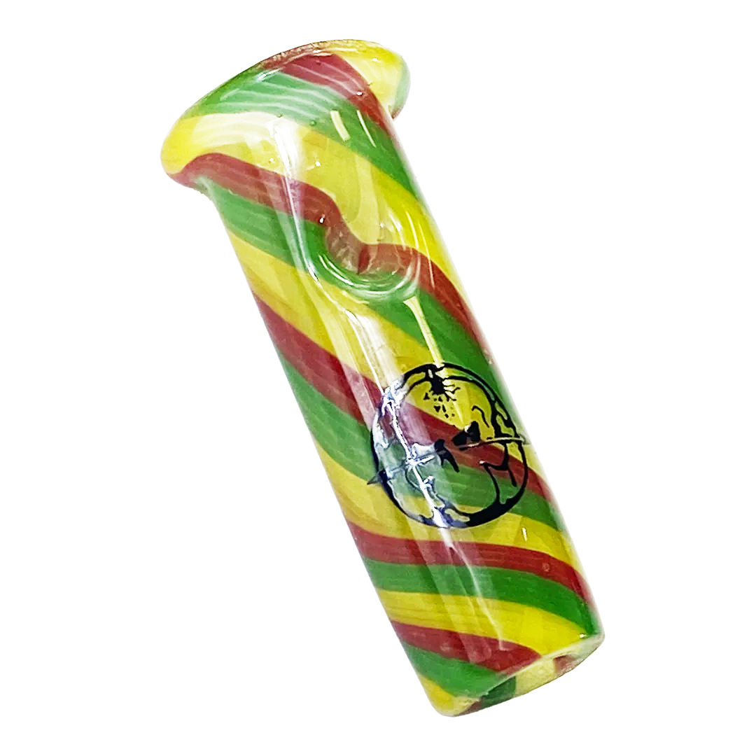 "Rasta Vibe" Phatty (10mm) Hand Blown Glass Phuncky Feel Tip