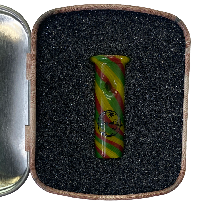 "Rasta Vibe" Classic (8mm) Hand Blown Glass Phuncky Feel Tip