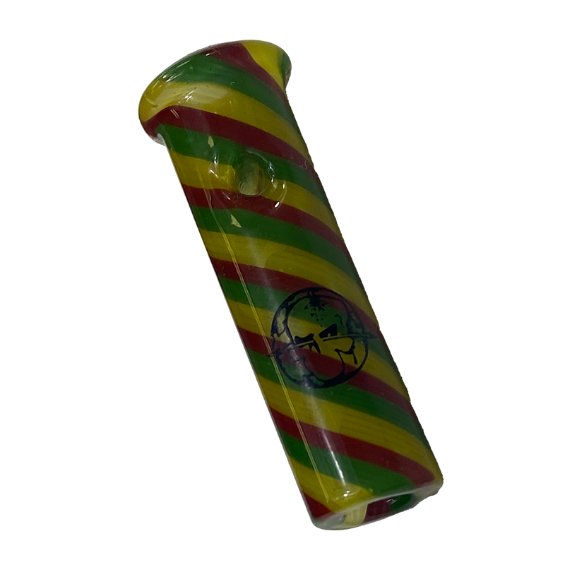 "Rasta Vibe" 8mm Hand Blown Glass Phuncky Feel Tip