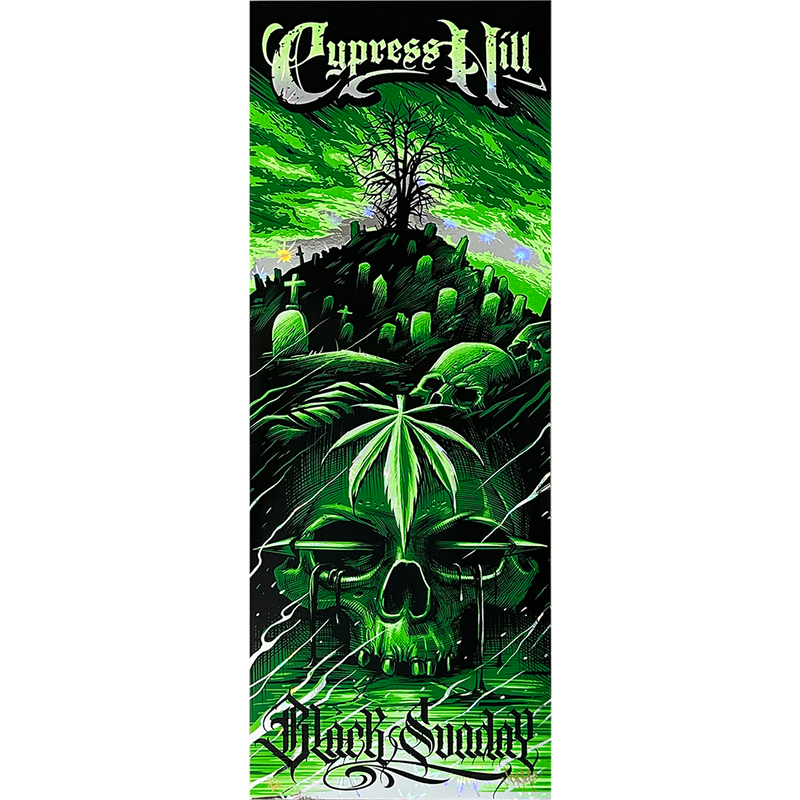 Cypress Hill "Black Sunday" Limited Edition Maxxer Foil Poster
