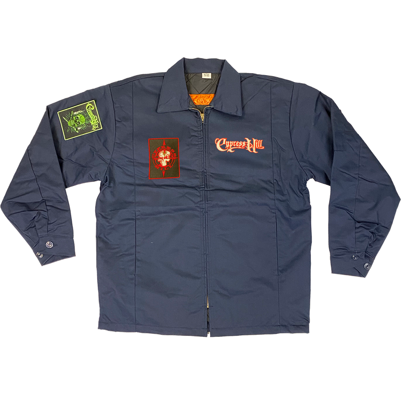 Cypress Hill "420" Work Jacket in Navy Blue