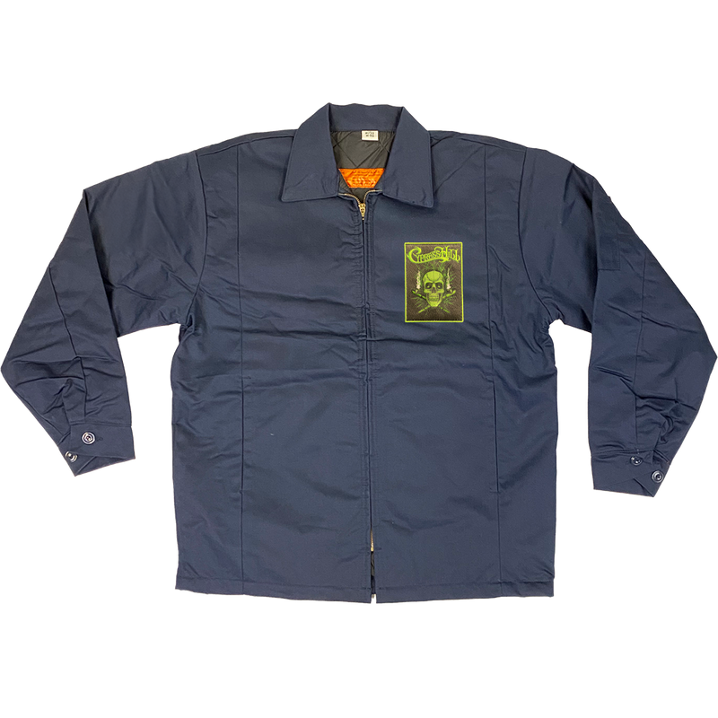 Cypress Hill "Elephants On Acid" Work Jacket in Navy Blue
