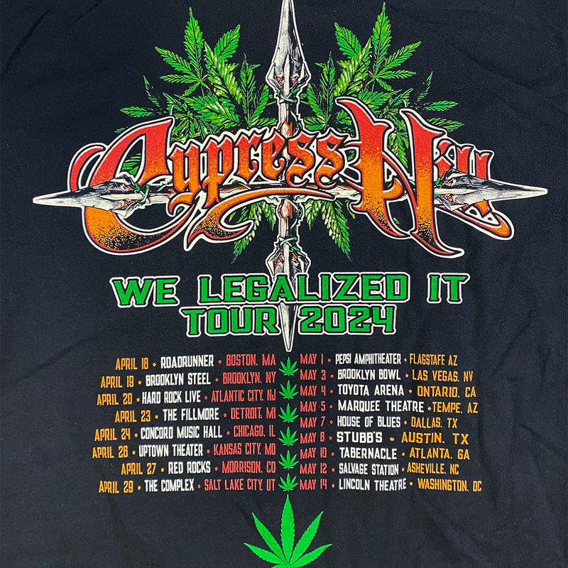 "We Legalized It Tour 2024" Event T-Shirt