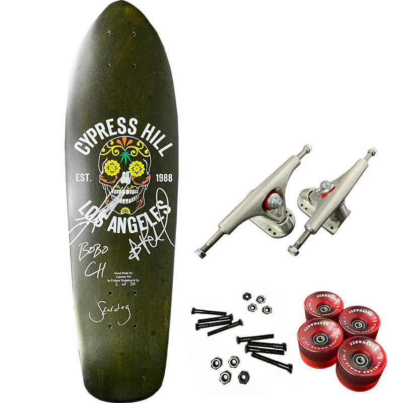 Cypress Hill "Day Of The Dead" AUTOGRAPHED Custom Skate Deck
