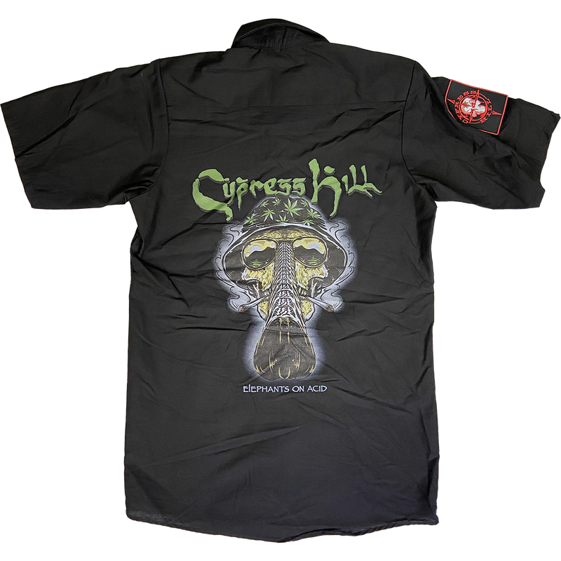 Cypress Hill "Script Logo" Embroidered Work Shirt