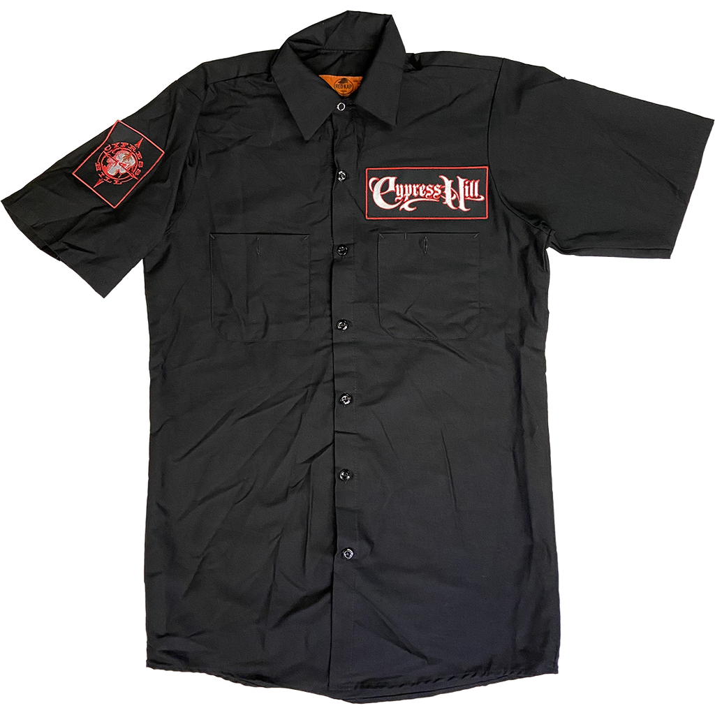 Cypress Hill "Script Logo" Embroidered Work Shirt