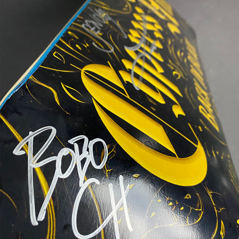 Cypress Hill "Back in Black" AUTOGRAPHED Limited Edition Skate Deck