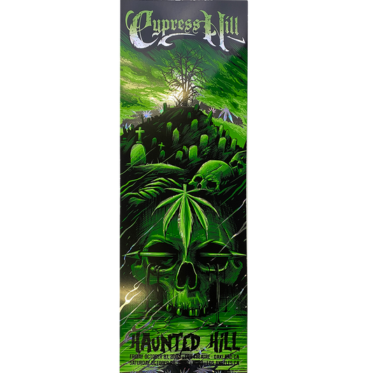Cypress Hill "Haunted Hill 2023" Limited Edition Maxxer Foil Poster