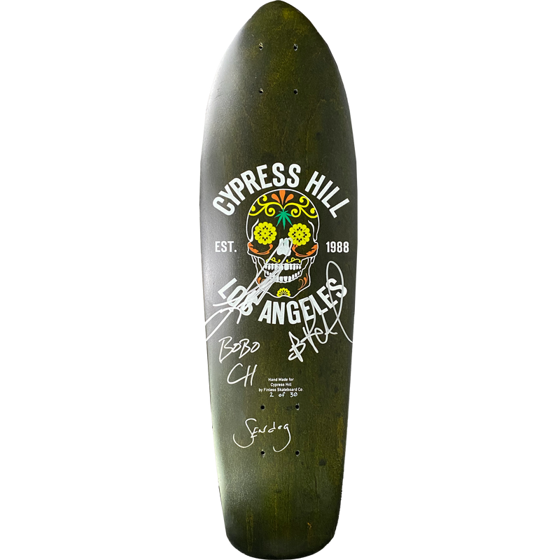 Cypress Hill "Day Of The Dead" AUTOGRAPHED Custom Skate Deck