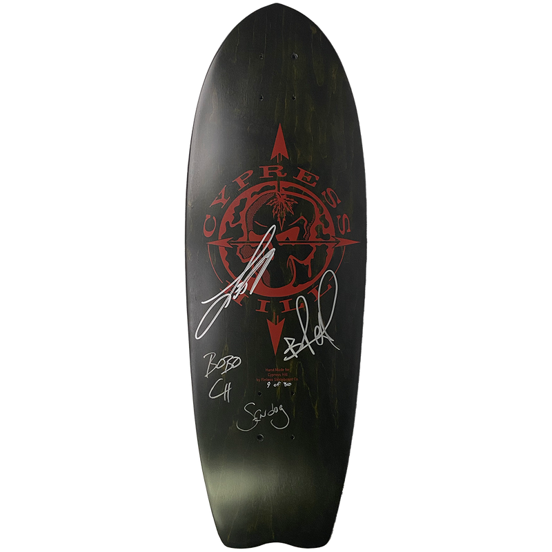 Cypress Hill "Skull N Compass" AUTOGRAPHED Custom Skate Deck