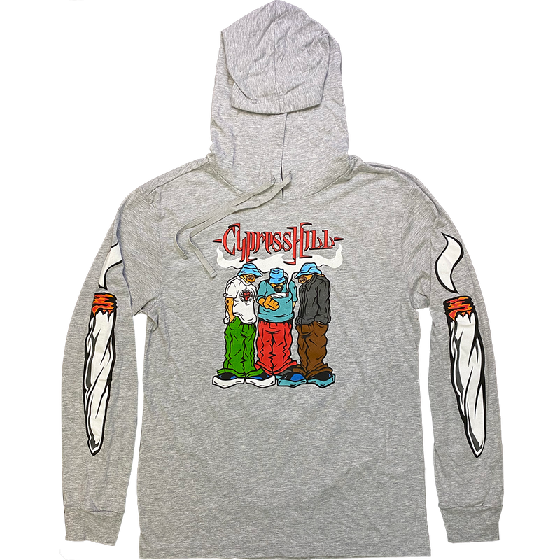 Cypress Hill "Blunted 2023" Long Sleeve Hooded T-Shirt