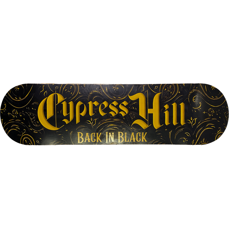 Cypress Hill "Back In Black" Limited Edition Skate Deck