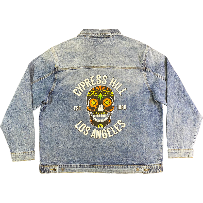 "Day Of The Dead" LIMITED RELEASE Light Denim Jacket
