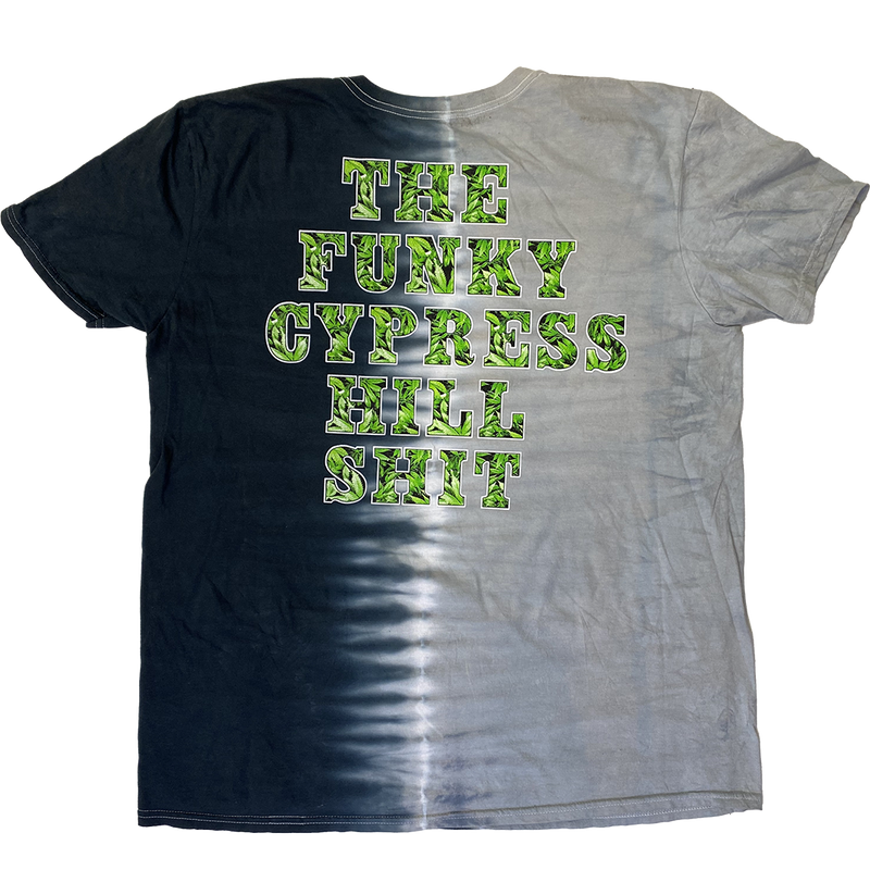 Cypress Hill "Phuncky Shit" Black & White Tie-Dye T-Shirt