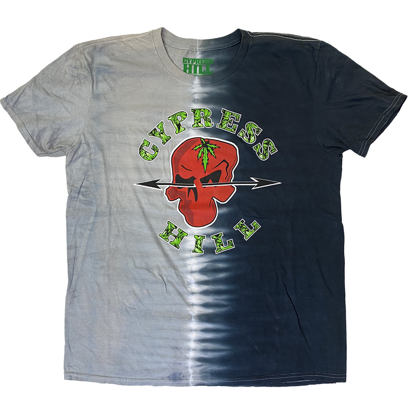 Cypress Hill "Phuncky Shit" Black & White Tie-Dye T-Shirt