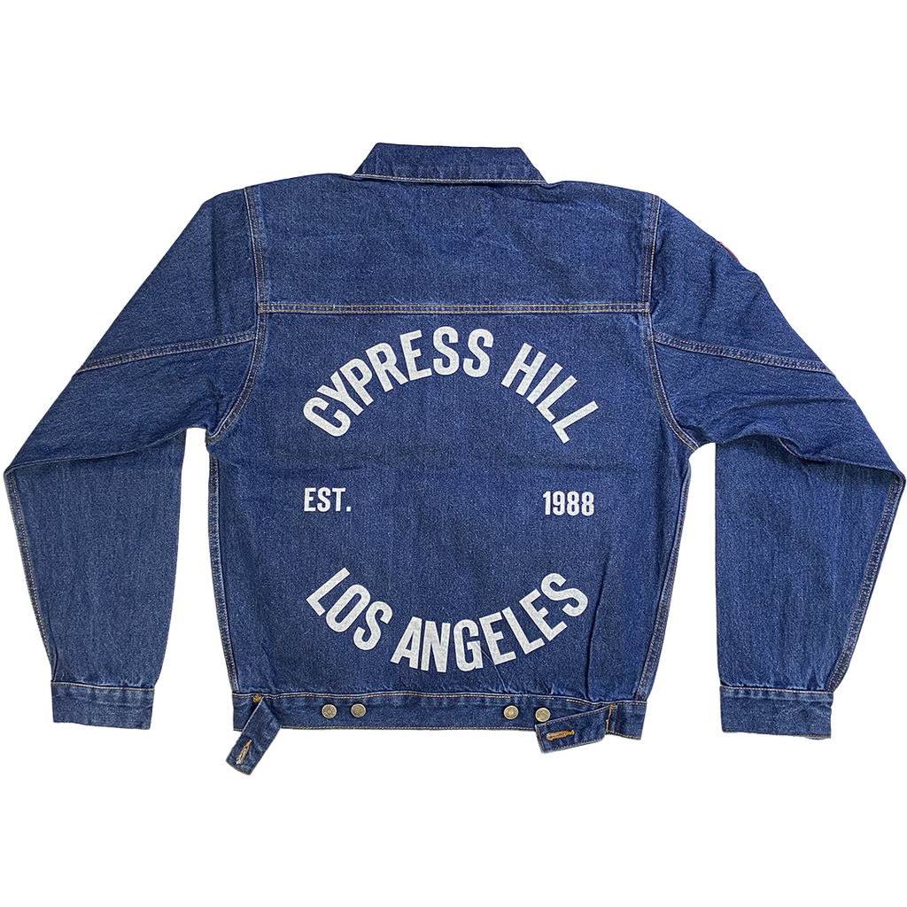 "Day Of The Dead" Dark Denim Jacket