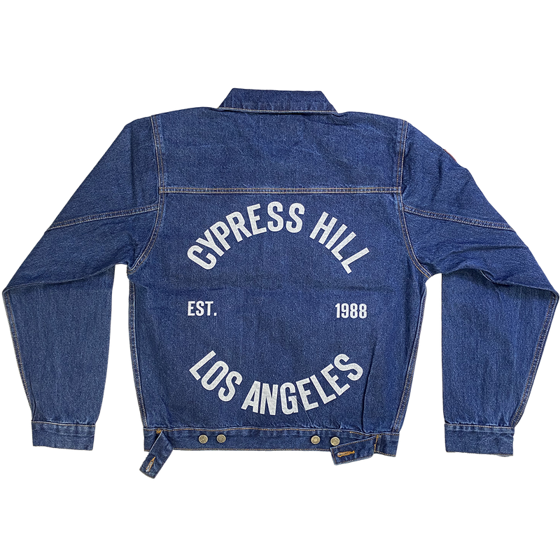 "Day Of The Dead" Dark Denim Jacket