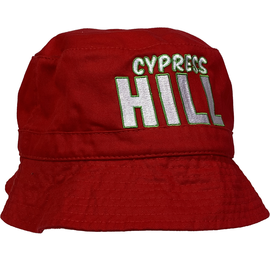 "Classic Stack" Bucket Hat in Red