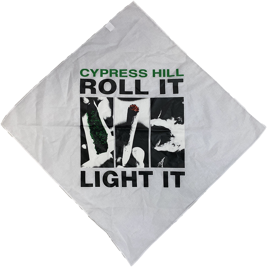 "Roll It" Bandana In White