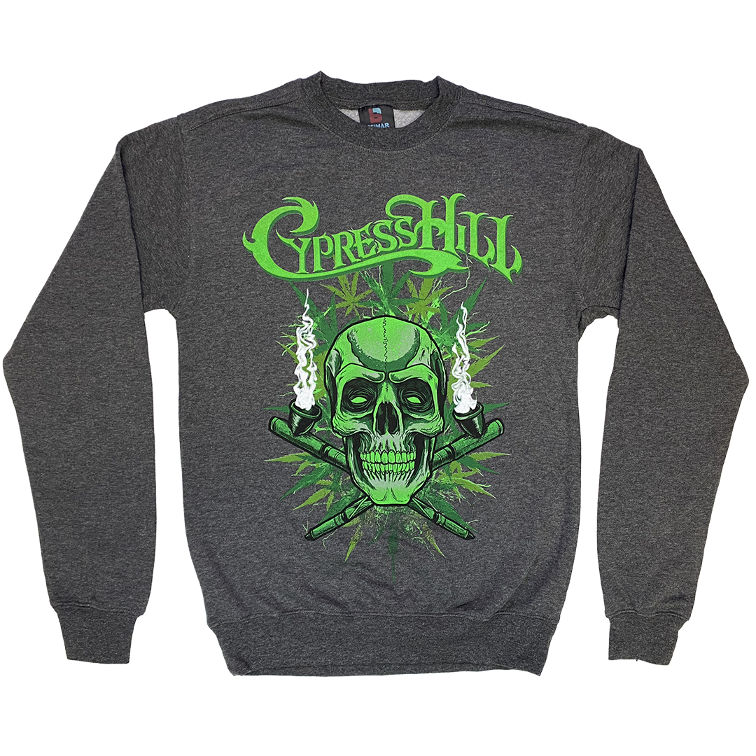 "420" Crewneck Sweatshirt in Heather Grey