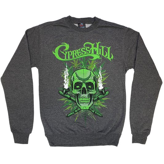 "420" Crewneck Sweatshirt in Heather Grey