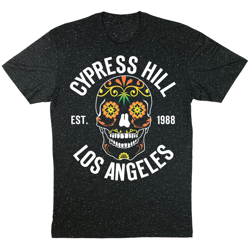 Cypress Hill "Day of the Dead" T-Shirt in Confetti Black