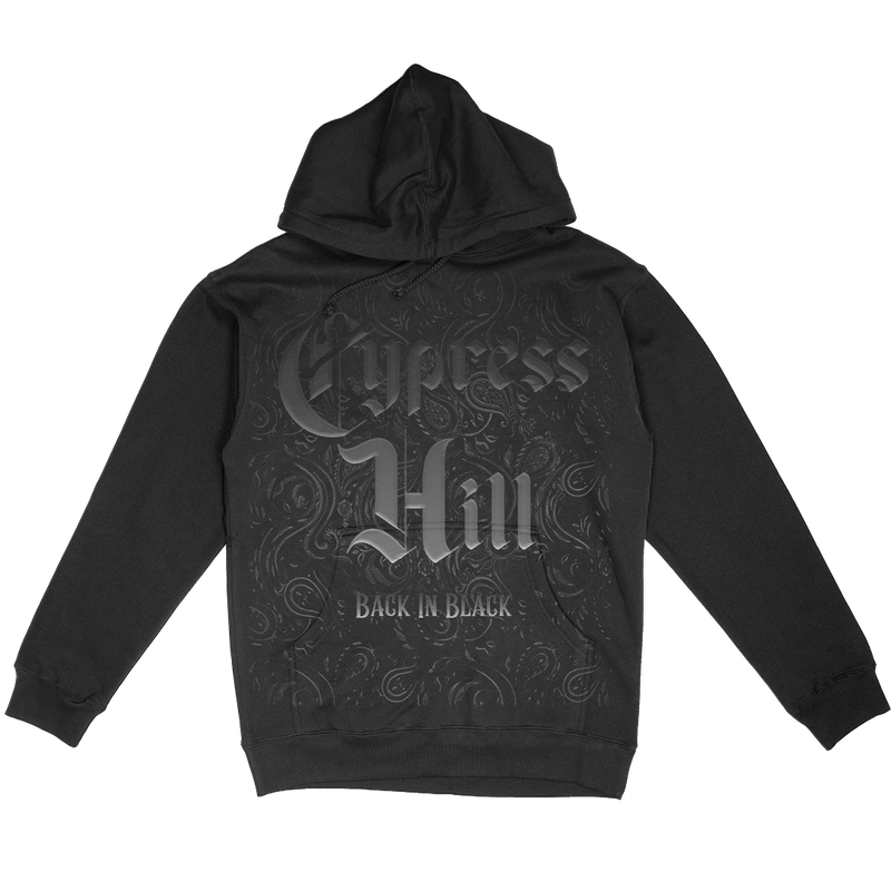 Cypress Hill  "Back In Black Album Cover" Pullover Hoodie