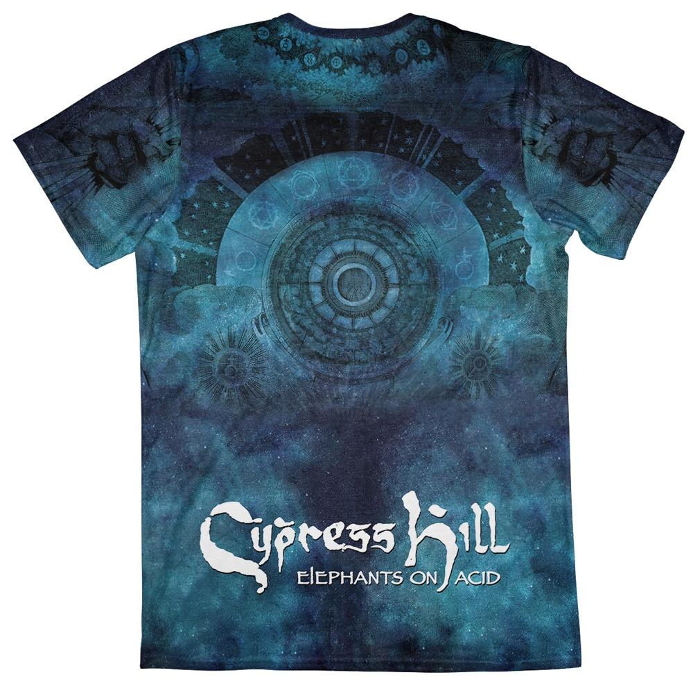 Cypress Hill "Elephants on Acid" Premium All Over Print Crew Neck T-shirt