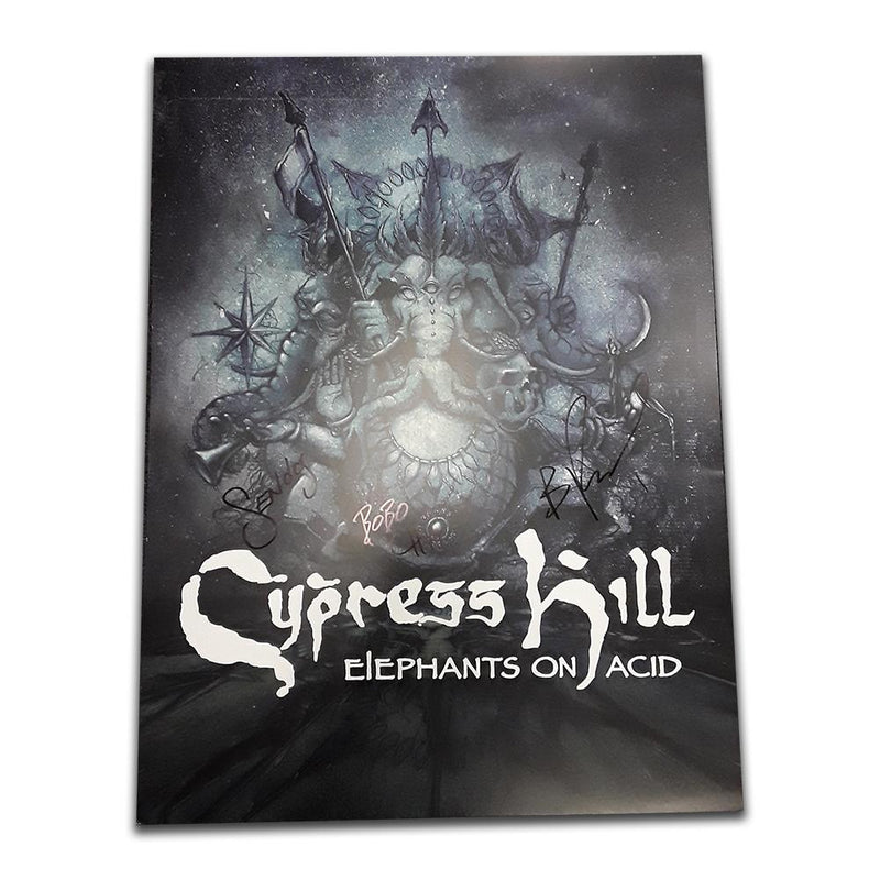 Cypress Hill "Elephants on Acid" AUTOGRAPHED Limited Edition Poster