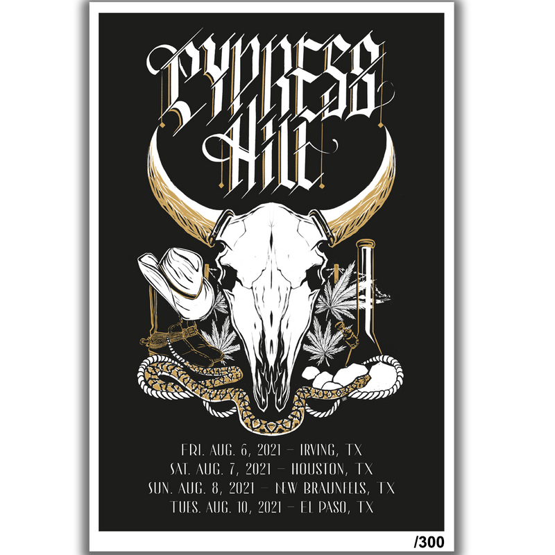 Cypress Hill "Texas Tour Event" LIMITED EDITION Poster
