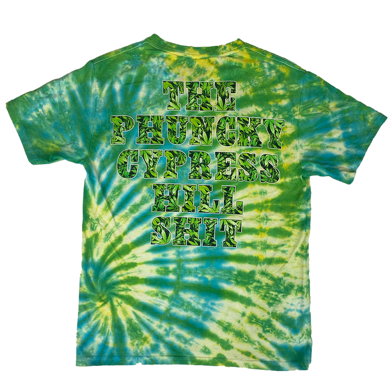 Cypress Hill "Phuncky Shit" Green Tie-Dye T-Shirt
