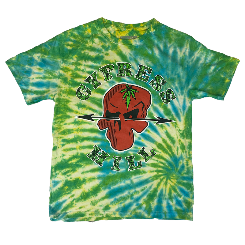 Cypress Hill "Phuncky Shit" Green Tie-Dye T-Shirt