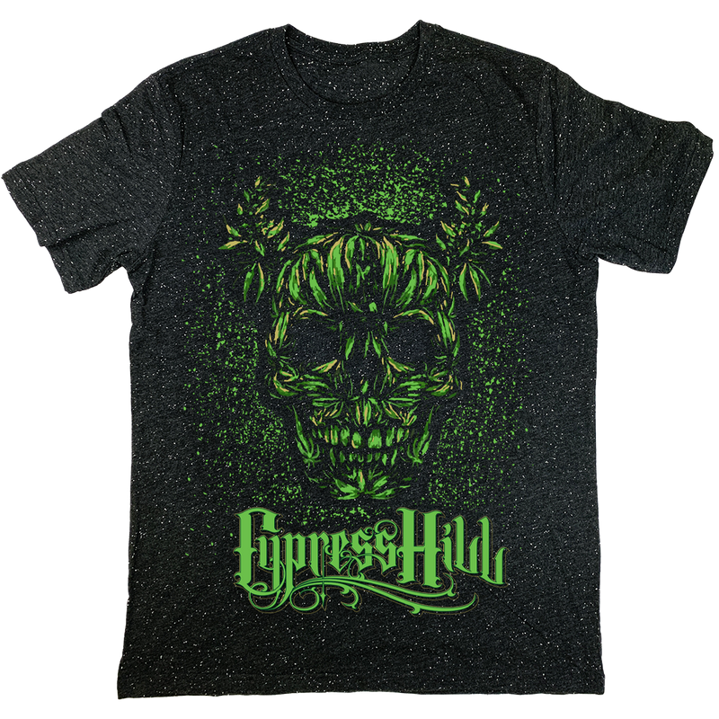 Cypress Hill "Pot Monster" T-Shirt in Confetti Black