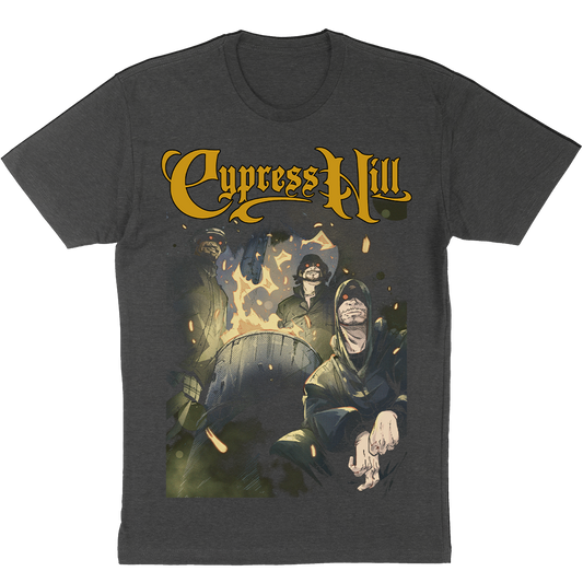 Cypress Hill "Bonfire" Charcoal T-Shirt
