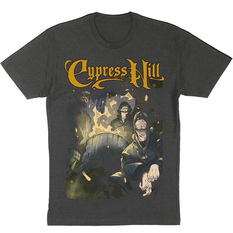 Cypress Hill "Bonfire" Charcoal T-Shirt