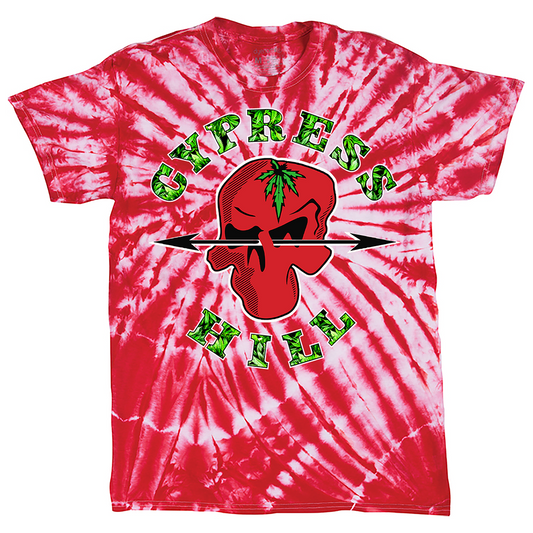 Cypress Hill "Phuncky Shit" Red Tie-Dye T-Shirt